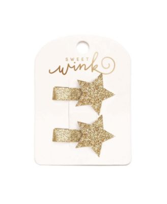 Girls' Gold Star Christmas Clip Set - Little Kid, Big Kid