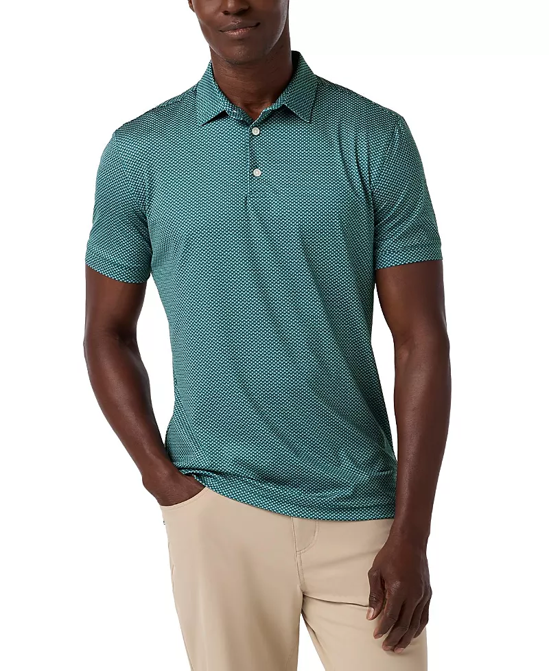 Mizzen+Main Versa Short Sleeve Polo Trim Fit Shirt