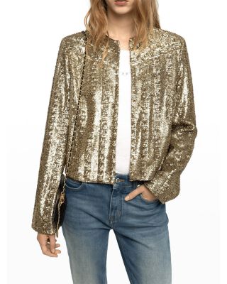 Luxilo Sequinned Crewneck Jacket