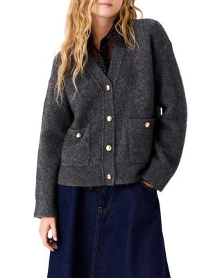 Yak Blend V Neck Cardigan