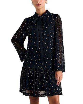 Ines Sparkle Leopard Swing Dress