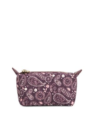 Paisley Quilted Canvas Pouch