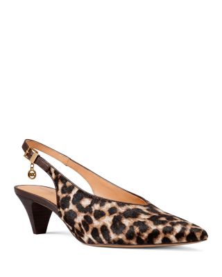 Women's Tonya Calf Hair Slingback Pumps