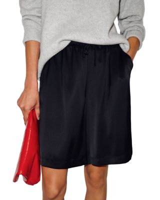 Sandy Satin Drawstring Shorts