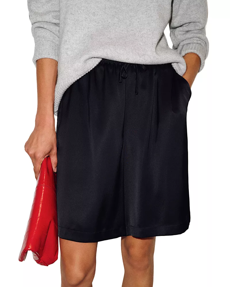 Reformation Sandy Satin Drawstring Shorts