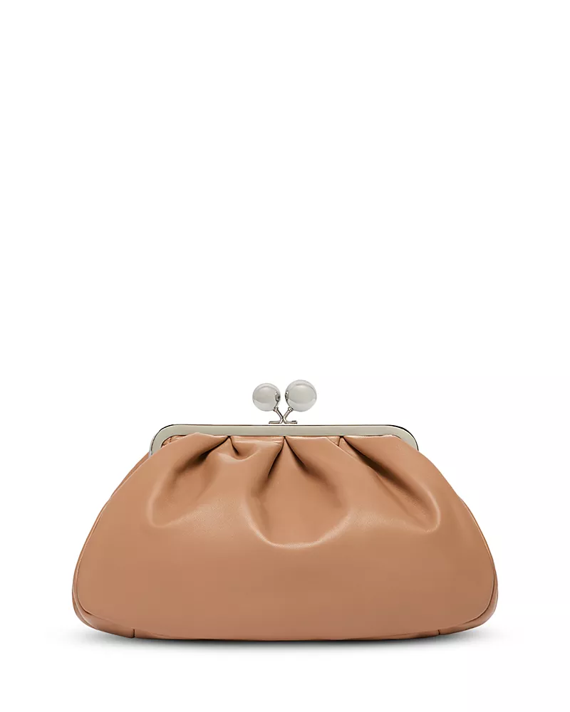 Max Mara Pasticcino Convertible Leather Crossbody