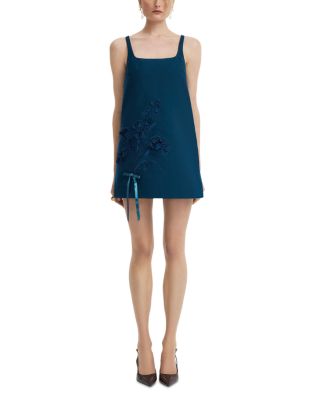 Mila Appliqu&eacute; Mini Dress
