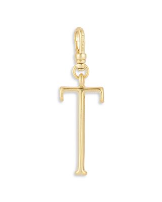 Plaza Small Letter T Charm