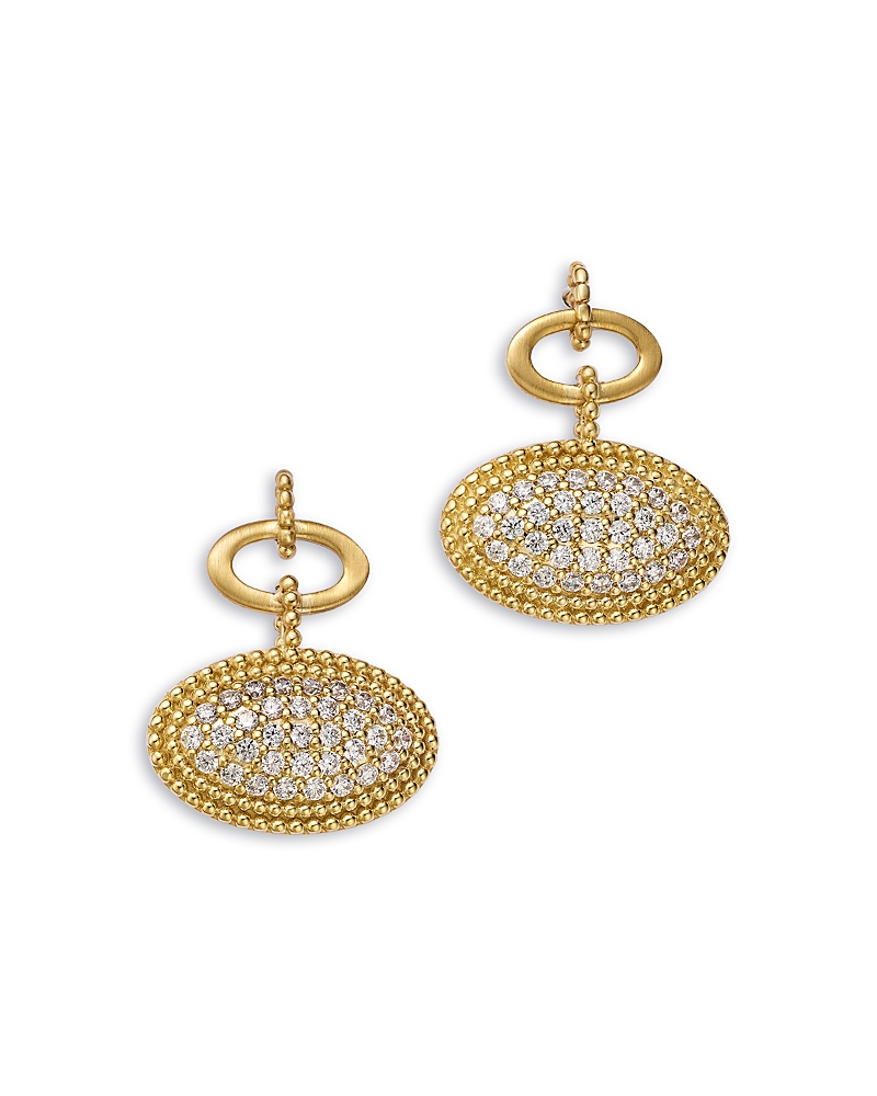 Bloomingdale's Fine Collection Diamond Pave Beaded Drop Earrings