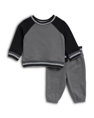 Boys' Terry Two Tone Long Sleeves Set - Baby