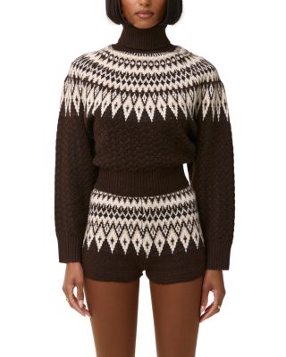 Fair Isle Turtleneck Sweater