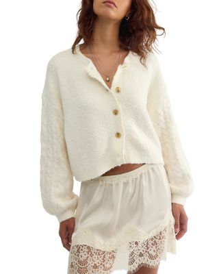 Free People Thistle Button Front Cardigan Sweater