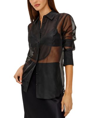 Bretton Sheer Collared Shirt