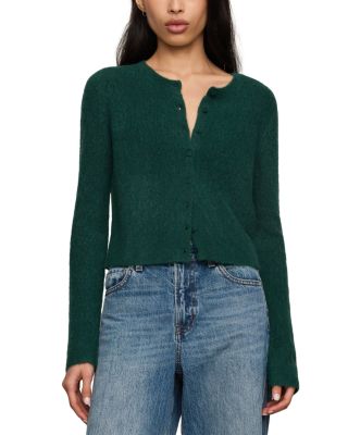 Medina Open Knit Cropped Cardigan