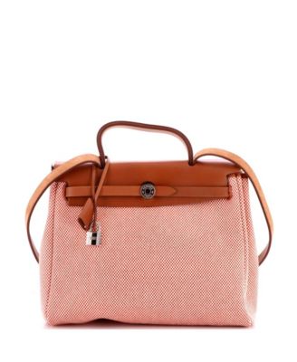 31 Herbag Zip Criss Viking Toile and Leather