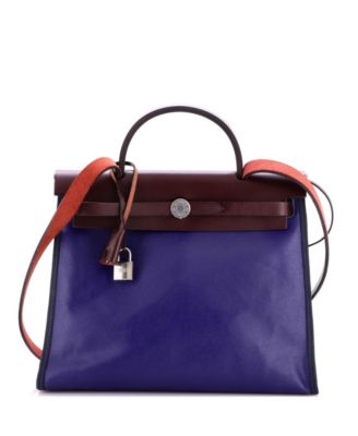 31 Herbag Zip Berline Vache Canvas and Leather