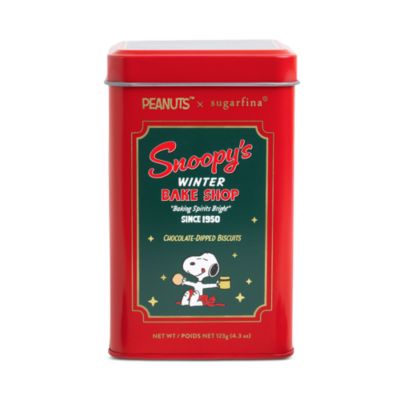 Snoopy's Treats Chocolate Dipped Biscuits Tin Set, 16 Piece