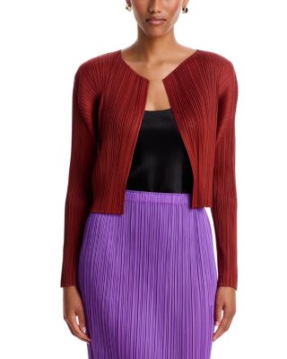 September Plisse Cardigan