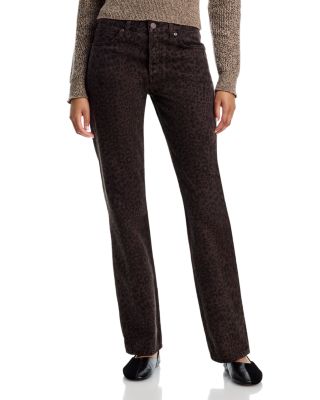 Teddy High Rise Straight Jeans in Night Prowl
