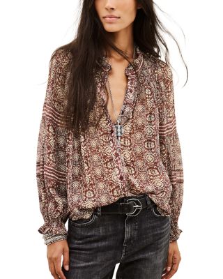 Denna Printed Relaxed Fit Blouse