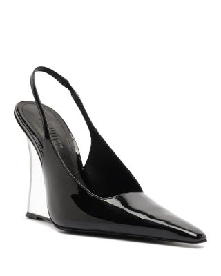 Women's Stella Patent Leather Slingback Pumps