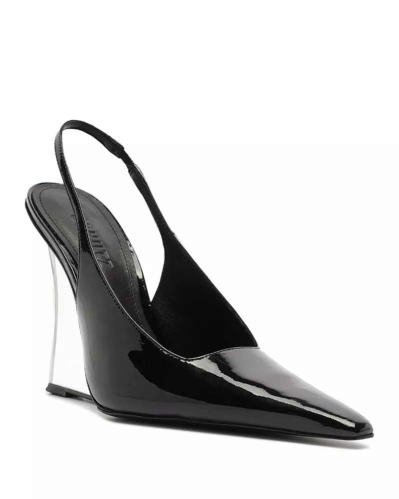 Schutz Women's Stella Patent Leather Slingback Pumps