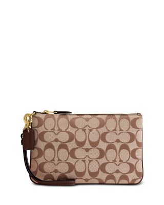 Essential Small Signature Jacquard Wristlet