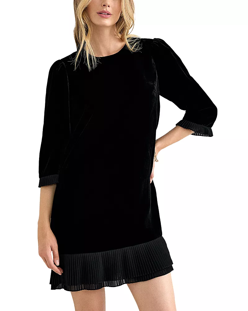 Phase Eight Elysia Velvet Mini Dress