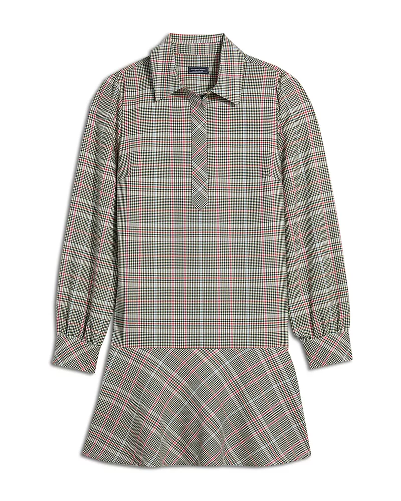 Vineyard Vines Pippa Long Sleeve Plaid Mini Dress