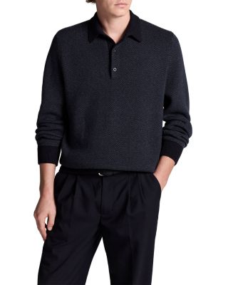 Herringbone Wool & Cashmere Sweater