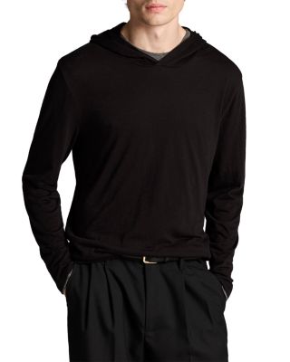 Fine Slub Double Layer Pullover Hoodie