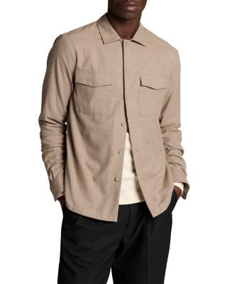 Flannel Garage Cotton Pocket Shirt Jacket