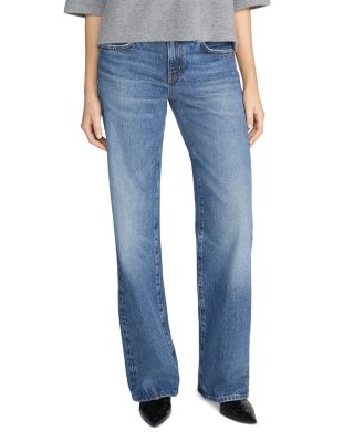 The Saturday Low Rise Straight Leg Jeans in Static