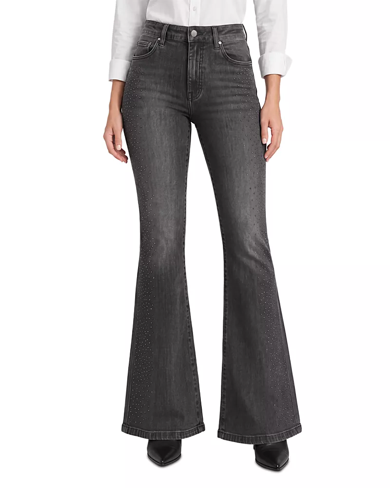 Liverpool Los Angeles Lucy Embellished Bootcut Jeans in Heirloom