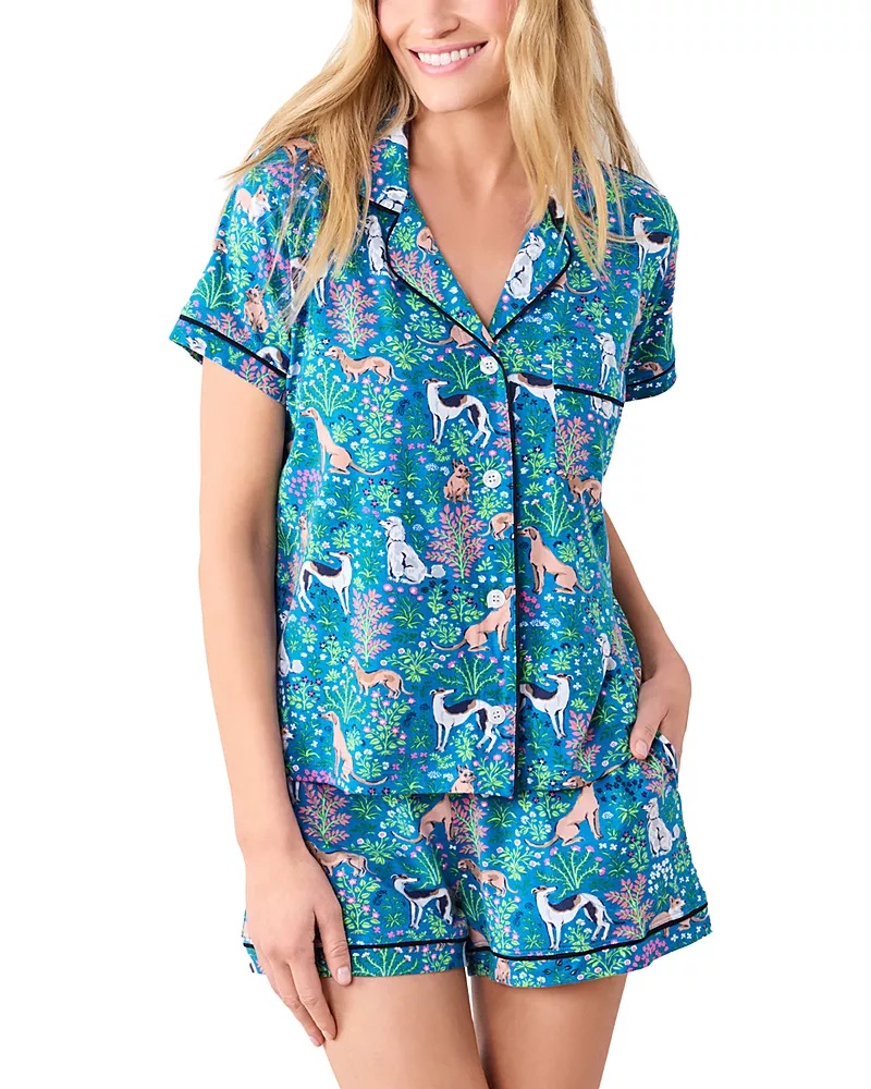 Printfresh Must Love Dogs Knit Short Pajama Set