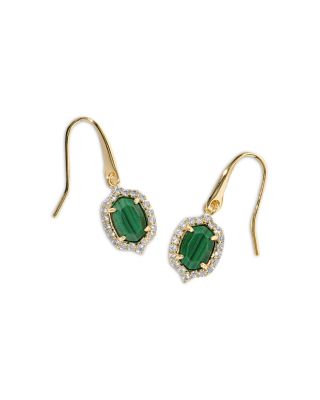 Daphne Crystal Frame Drop Earrings