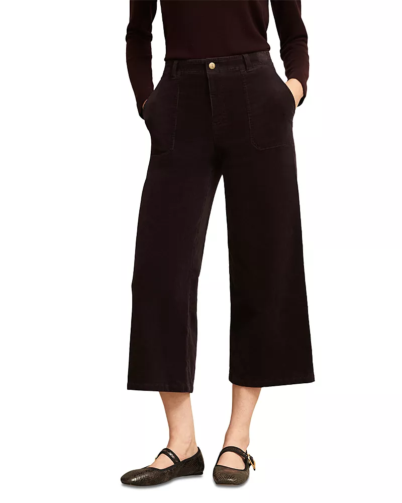 Hobbs London Kendall Cropped Corduroy Trousers