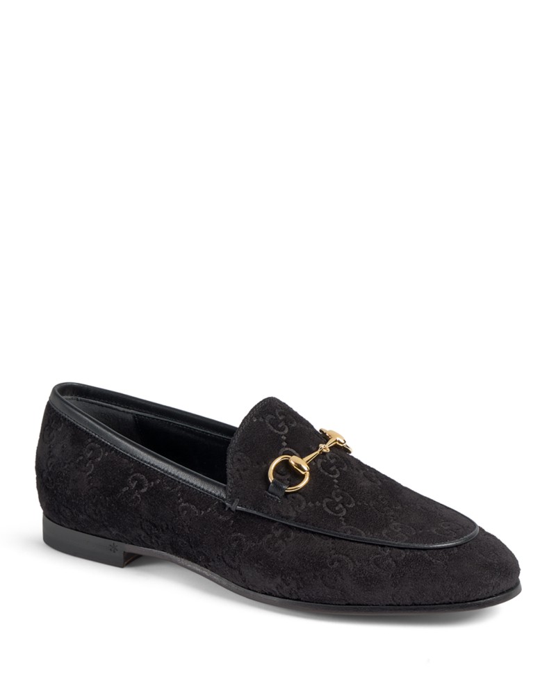 Gucci Women's Jordaan Suede & Leather Horsebit Loafers by Bloomingdale's