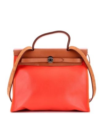 31 Herbag Zip Berline Vache Canvas and Leather