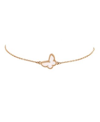  Sweet Alhambra Butterfly Bracelet 18K Gold and Mother of Pearl