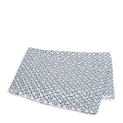 Matouk Laksha Flat Sheet, Full/queen In Indigo
