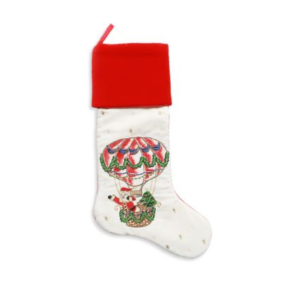 Santa Hot Air Balloon Stocking