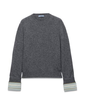 Prada Wool and Cashmere Crew Neck Sweater