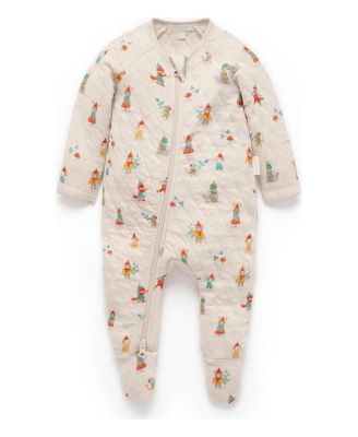 Unisex Quilted Footie - Baby