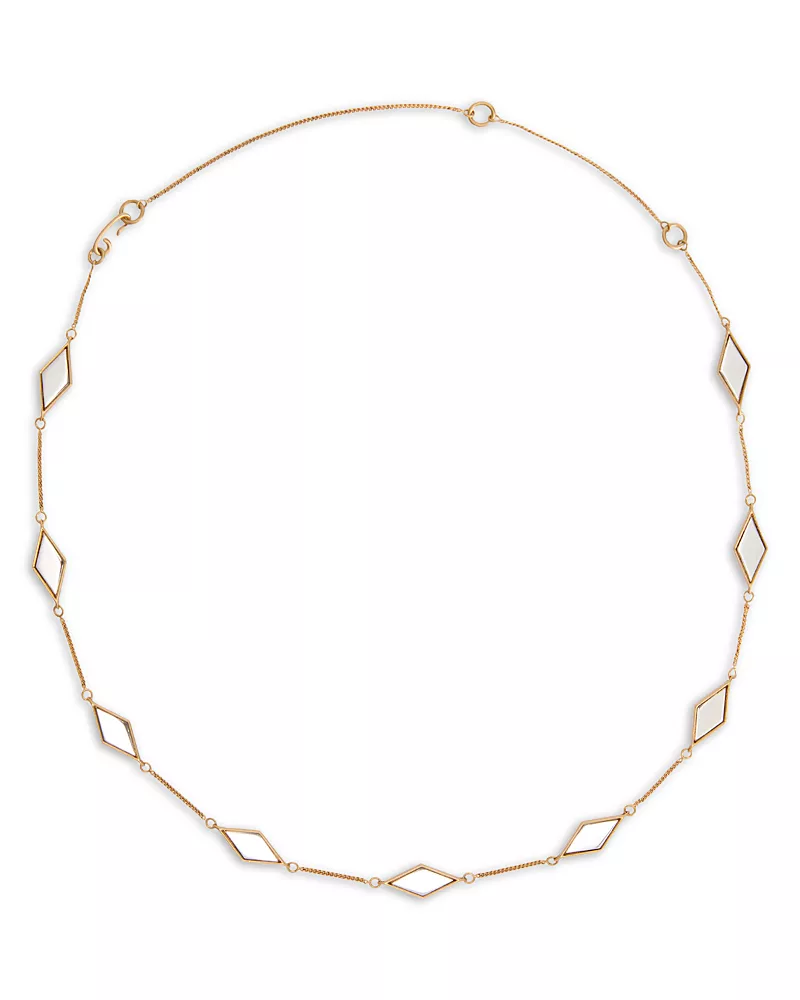 Jil Sander Two Tone Collar Necklace, 20