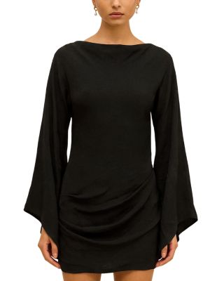 Solarin Silk Crepe Mini Dress