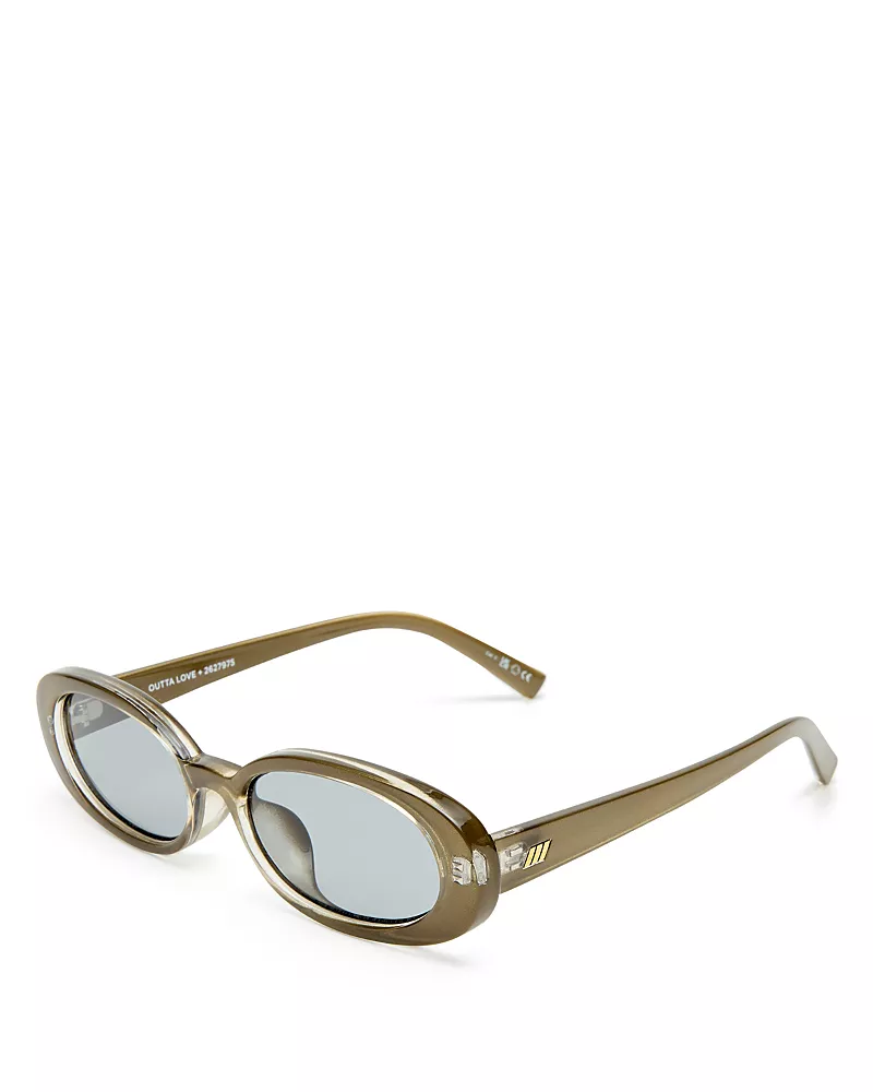 Le Specs Outta Love + Oval Sunglasses, 55mm