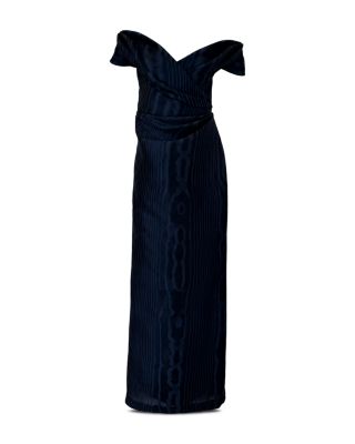 Silk Off Shoulder Gown 