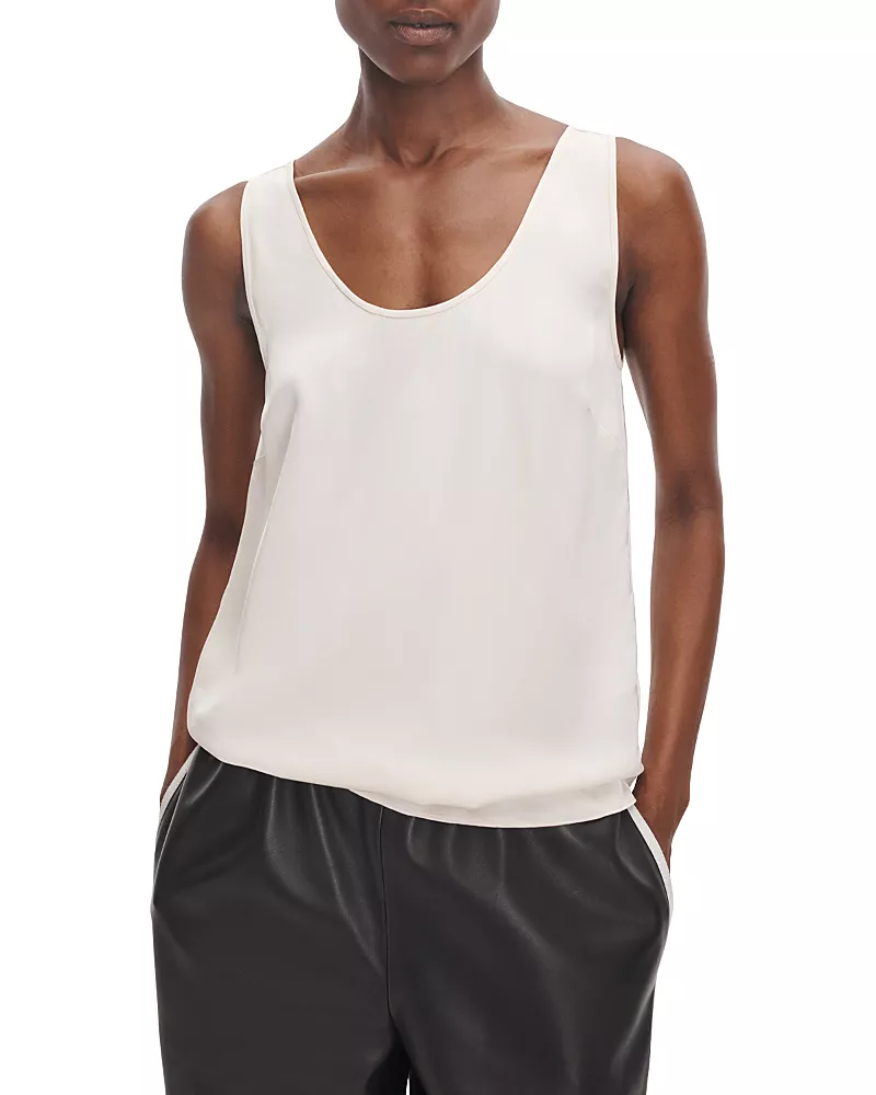 rag & bone Rumi Satin Scoop Neck Tank