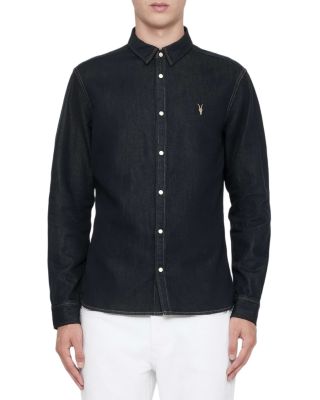 Allsaints Gleason Denim Button Up Shirt